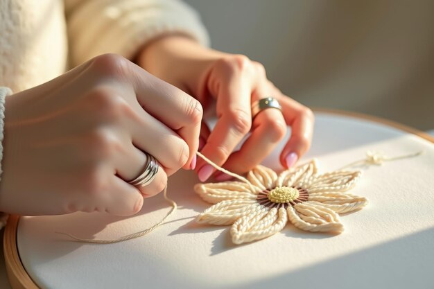 Рукоділля: вишита подушка у пастельних тонах